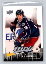 2009-10 Upper Deck MVP #212 R.J. Umberger Columbus Blue Jackets