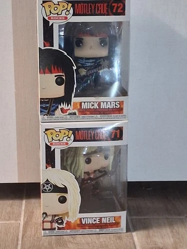 Funko Pop! Vinyl Motley Crue Mick Mars & Vince Neil Rocks #72 & #71