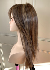 New - Belle Tress London Wig, Dark Brown with HighLights, HF 