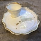 FONDE EN 1789 HAND PAINTED FRANCE Gold? Trim Plate And Tea Cup Limoges? — photo 6