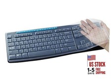 Ultra Thin Clear Keyboard Cover Compatible with Logitech K120 MK120 Keyboard,