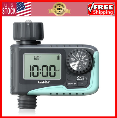 RAINPOINT Programmable Sprinkler Timer   Digital Irrigation for Garden & Lawn