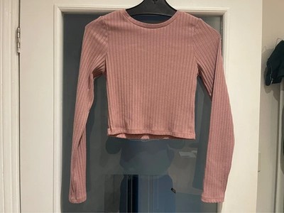 Ladies Primark XS long sleeve pink top