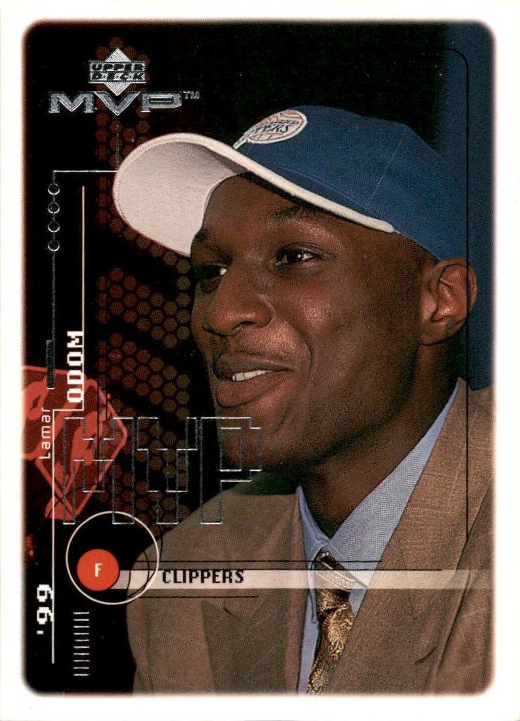 1999-00 Upper Deck MVP #218 Lamar Odom Silver Script