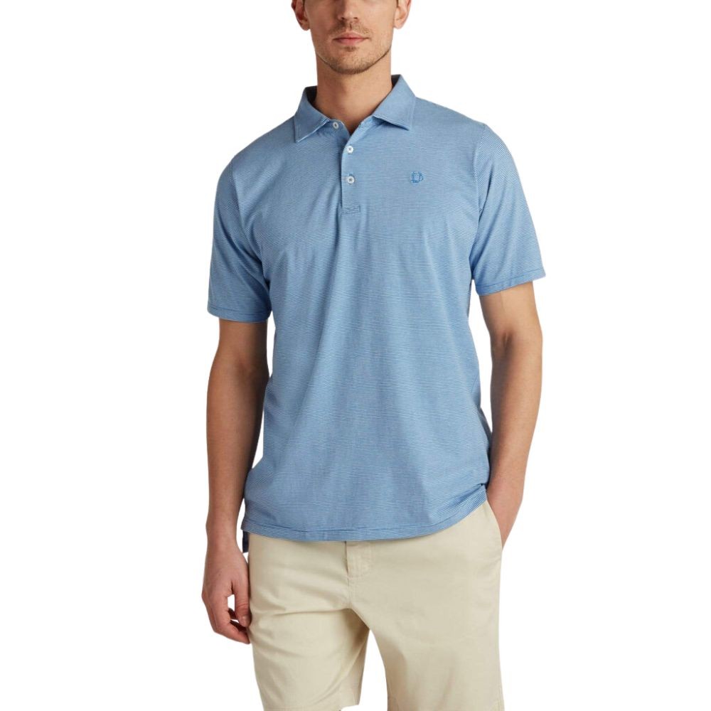 Мужская футболка-поло для гольфа B. Draddy - BDK05 - Индиго/Батик - XL