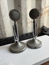 Vintage Pair Of Astatic D-104 microphones- “Lollipop Mics” Untested
