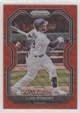2021 Panini Prizm Tier III Red Wave Prizm 96/99 Luis Robert #248 0c3