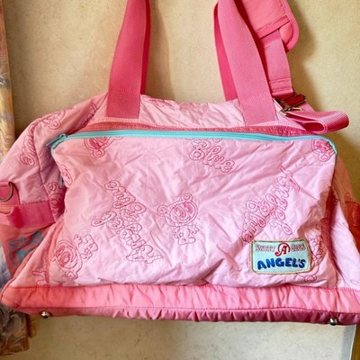 Used Angel Blue Pink School Trip Boston Bag Narumiya Nakamura-kun Large Capacity
