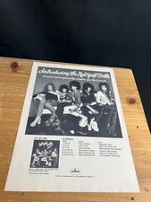 1973 Vintage 8X11 ALBUM PROMO Print Ad FOR DRAG ROCK BAND THE NEW YORK DOLLS