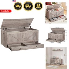 Storage Chest Toy Chest Bench with Drawer U-S...