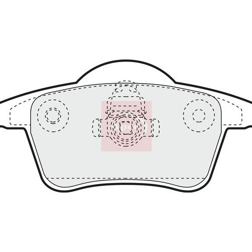 For VOLVO S60 I 384 2000 to 2010 BRAKE PADS (REAR) (R90) PAD1071