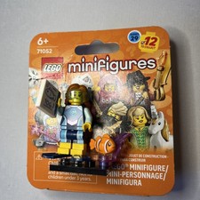 LEGO #71052 Minifigures Biologiste Marine Combinaison de Plongée Équipement Palmes et Corail Clown Poisson