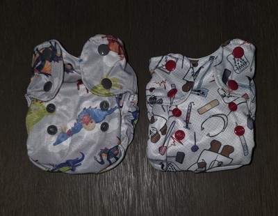 NEW Smart Bottoms Born Smart 2.0 Newborn Cloth Diaper All In One 2 PACK