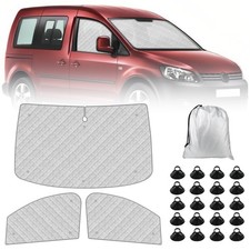 Frontscheibenabdeckung Abdeckung Thermomatte Set für 04-19 Caddy Life Tramper