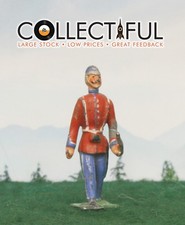 VINTAGE LEAD FIGURE - FRENCH SOLDIER - NAPOLEONIC - RED TUNIC   401