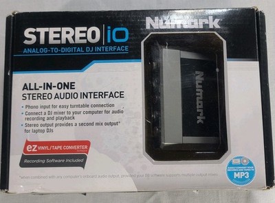 Numark Stereo iO Analog To Digital All In One Stereo Audio DJ Interface 