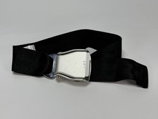 Almost Vintage 2001 Am-Safe Airplane Seatbelt Extender Black & Silver