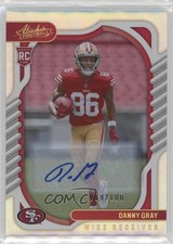 2022 Panini Absolute Rookies Spectrum Signatures 9/100 Danny Gray #133 Auto 14gy