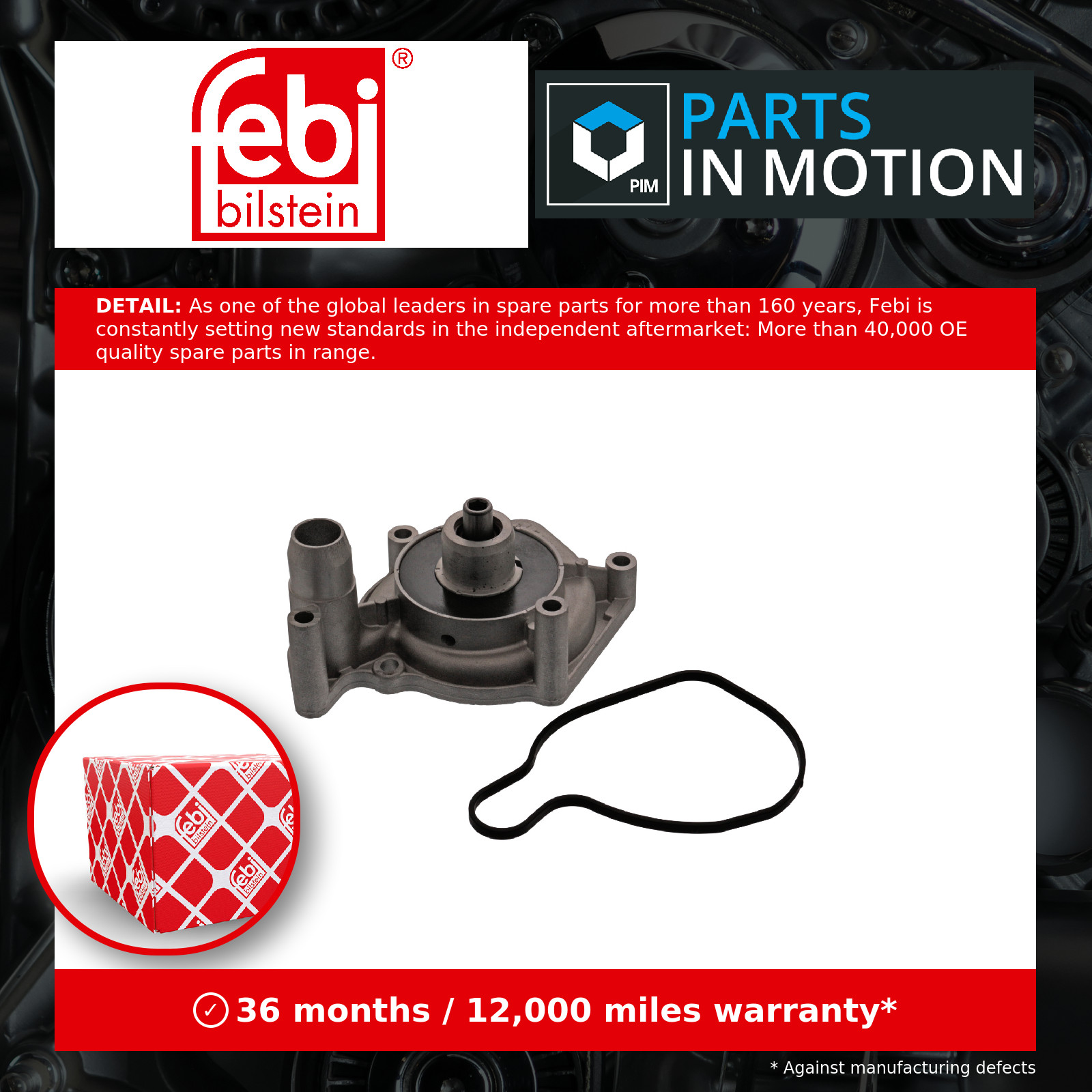 FEBI BILSTEIN 30872 Water Pump for AUDI - Image 10