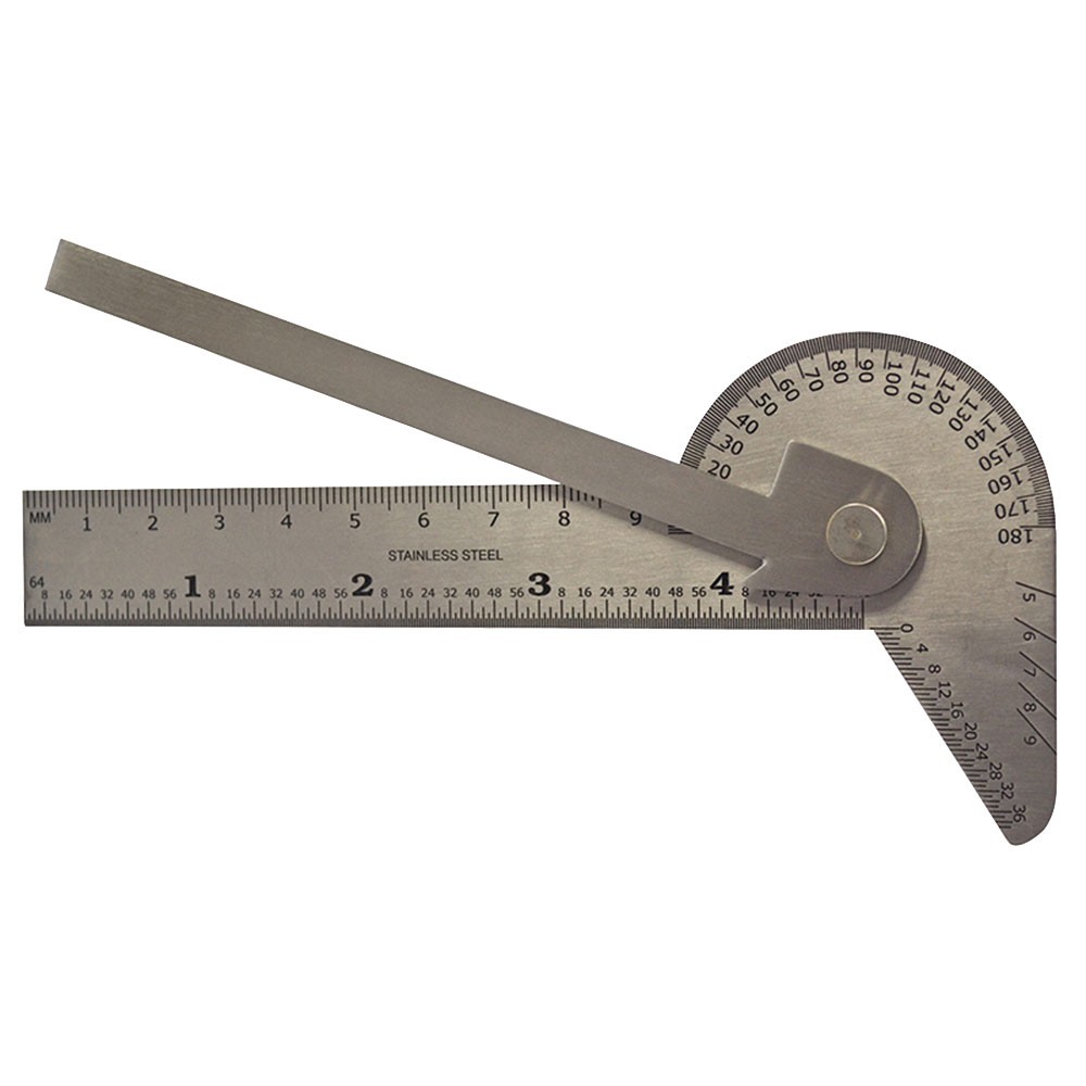 Faithfull Multi Purpose Angle Protractor 100mm (4in)