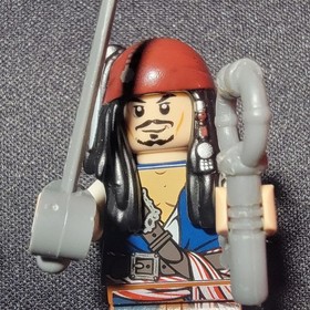 Lego Pirates Of The Caribbean Cpt Jack Sparrow 4184 & Hadras Minifigs 4183