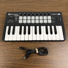 Novation Launchkey Mini MK2 25-Key Midi Keyboard Controller with Cable
