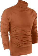 Utopia Wear Turtleneck Men Slim Fit UPF 50 Lightweight Pullover Sweater Long