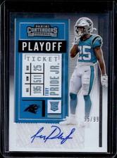 2020 Panini Contenders Troy Pride Jr. RC Playoff Ticket Auto #/99 Rookie