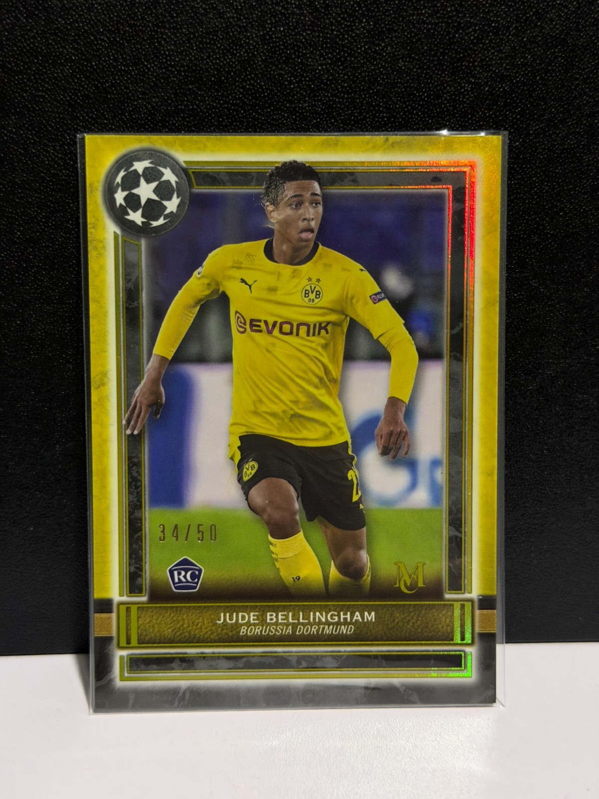 Jude Bellingham 2020-21 Topps Museum Collection Rookie Card /50 Borussia Dortmun