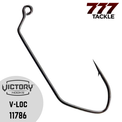 Victory Hooks 11786 V-Loc 60º Hook Endura Compare Mustad 32786 25 50 or 100 Pack