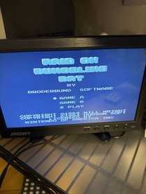 Raid on Bungeling Bay 5 SCREW! (NES, 1987) AUTHENTIC, CLEANED & TESTED Fast Ship