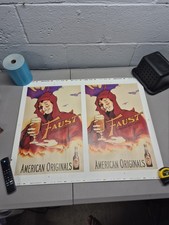 Anheuser-Busch Faust Malt Lager Beer Poster Bar Print Promo Uncut Poster