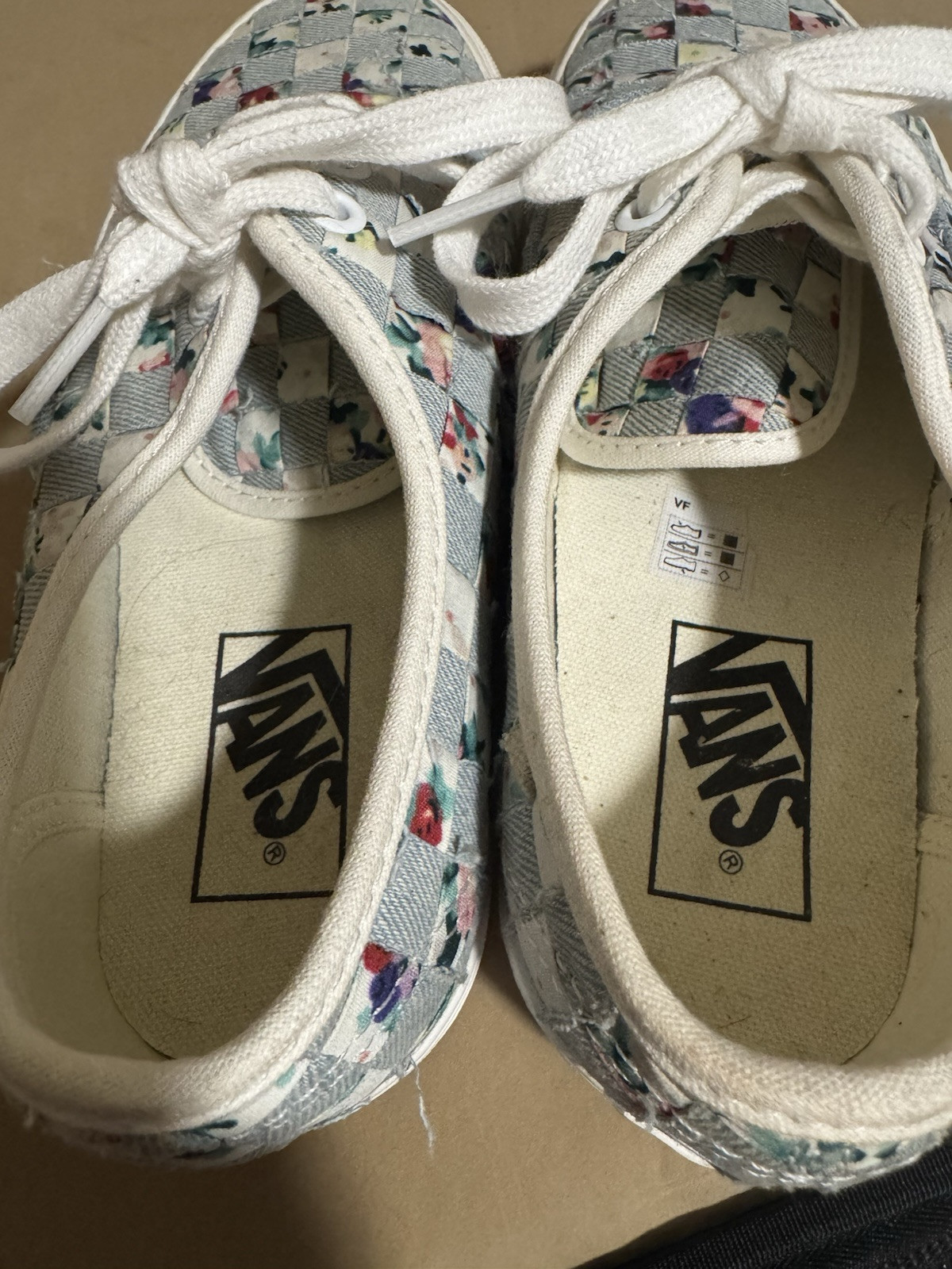 VANS Stackform floral & denim patchwork STACKED a… - image 7