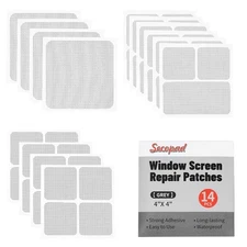 14 Sheets Window Screen Patches Repair Kit