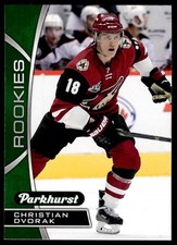 2016-17 Upper Deck Parkhurst Rookies GREEN Christian Dvorak Arizona Coyotes
