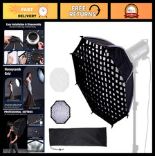 90cm Octagonal Softbox with Honeycomb Grid Diffusers - Quick Release Studio Li