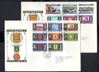 Guernsey - 1969 Pre-Decimal Definitives on 2 x First Day Cover