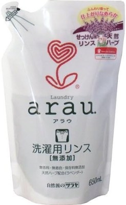 Saraya arau Arau Laundry rinse finish Liquid refill 650ml x 12