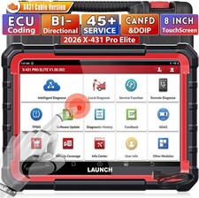 Launch X431 Pro Elite V Pro3s Bidirectional Car Diagnostic Scanner Ecu Coding