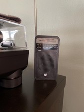 Portable AM FM Radio Battery Operated w/ Loud Speaker Headphone Jack Emergency