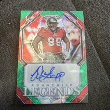 2023 Prizm Franchise Legends Signatures Green Scope /75 Warren Sapp Auto HOF