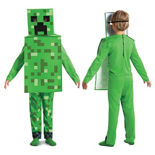 DISGUISE Costume Minecraft Creeper Bambino, Costume Videogiochi Bambini Disponib