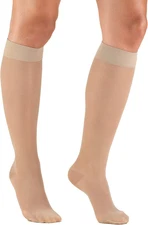 Sheer Compression Stockings, 15-20 Mmhg, Women'S Knee High Length, 20 D