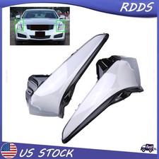 1 Pair Headlight Lamp Cover Lens For Cadillac ATS 2013 2014 2015 2016 2017 2018