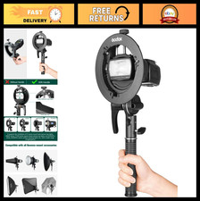Speedlite Bracket Bowens Mount Holder  Cold Shoe Flash Mount for V1, AD200Pro,
