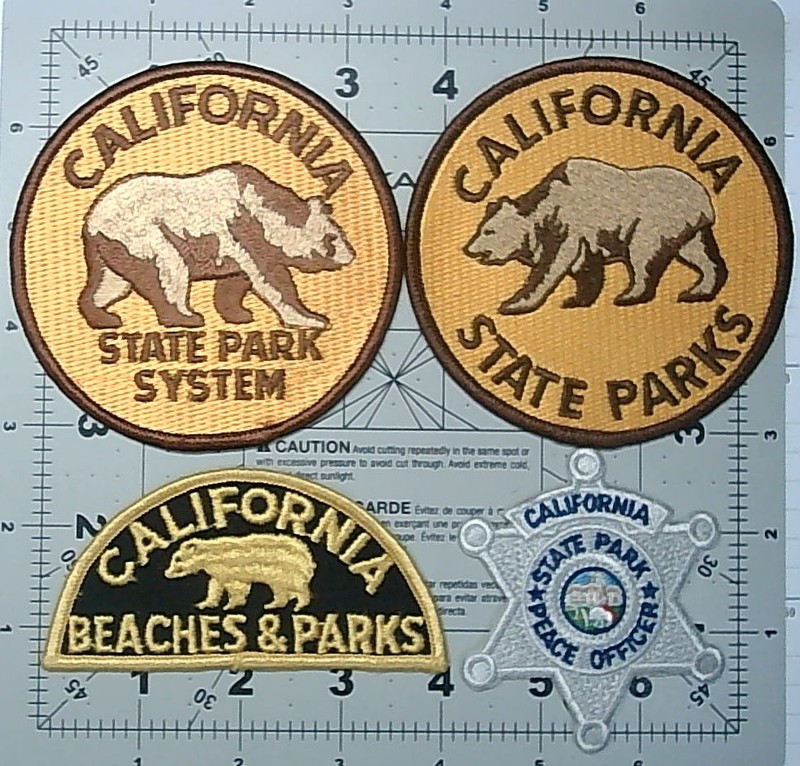 THREE VERY NICE CA.  STATE PARKS AND ( ONE VERY OLD CA. BEACHES & PARKS )