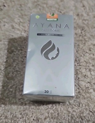 Ayana Glu Tone Glutathione-Based Supplement Skin & Hair 30 Tabs KOREAN EXP 11/26