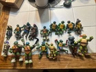 Lot Of 17 Vintage And New Ninja Turtle Figures