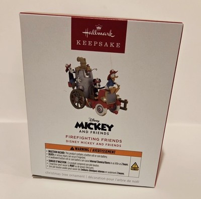 Hallmark Keepsake 2025 Magic Diney Mickey And Friends Firefighting Friends 