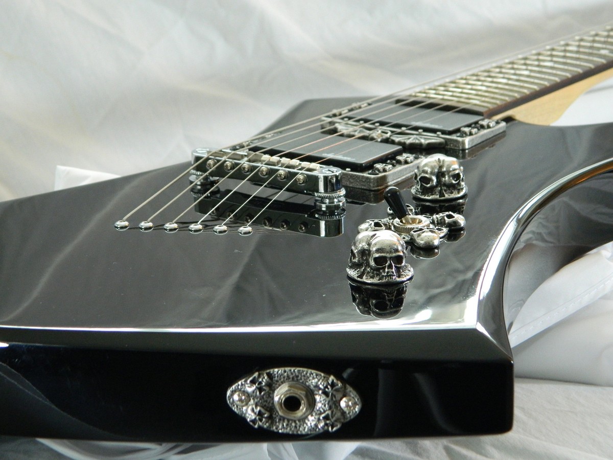 SKULL HUMBUCKER PICKUP RINGS fits JACKSON KELLY GUITAR KE2